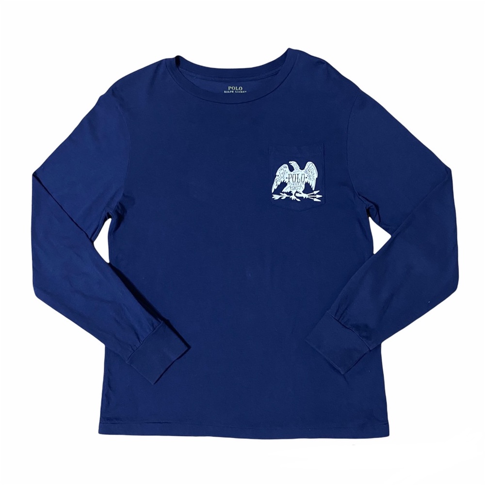 Polo Ralph Lauren American Eagle Pocket Long Sleeve T-Shirt
